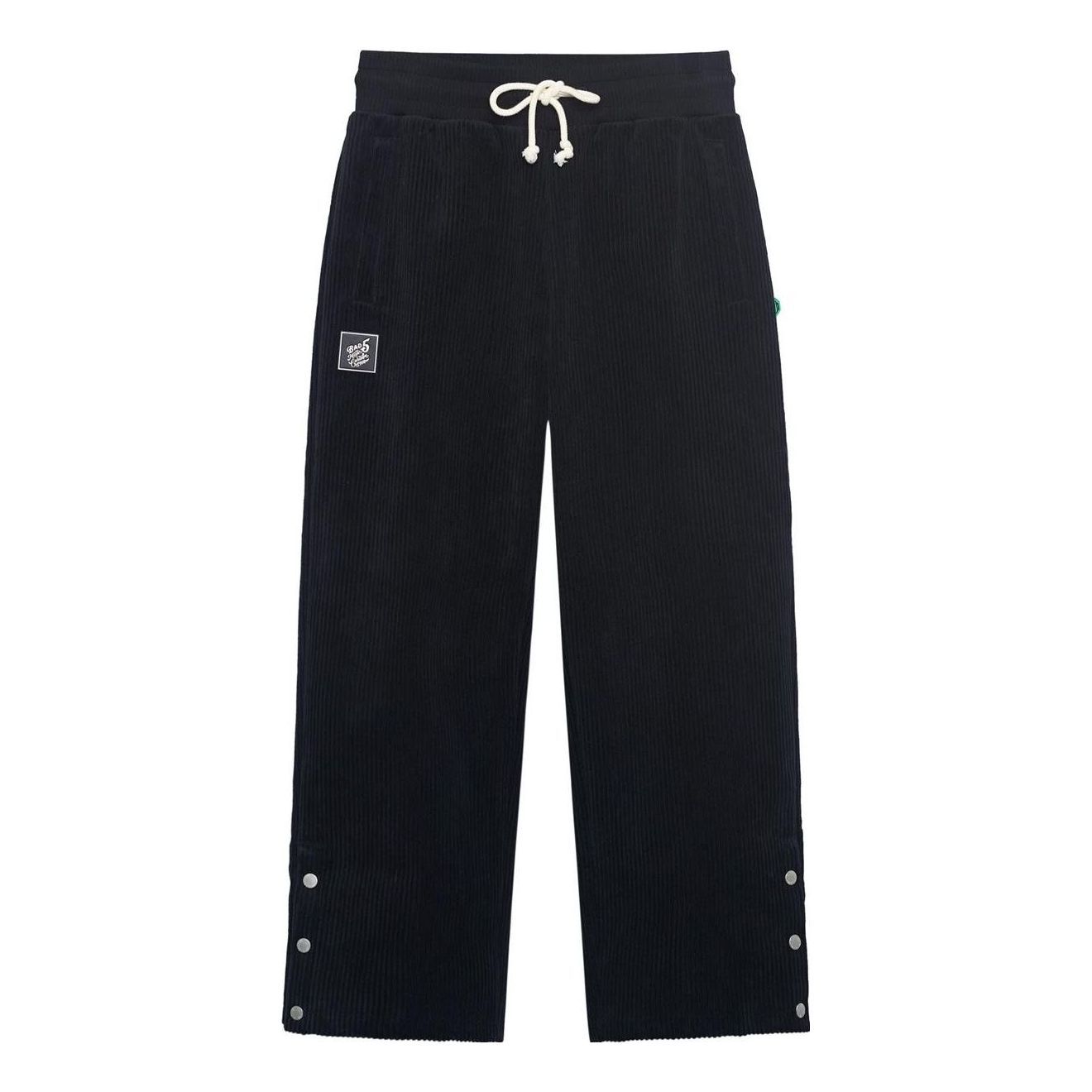 Li-Ning BadFive Label Logo Woven Pants 'Black' AKLSH11-1 sold by KicksCrew