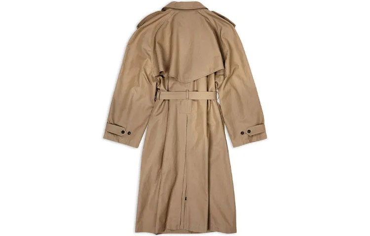 (WMNS) Balenciaga Oversized Trench Coat 'Beige' 733764TNP099501 sold by KicksCrew product image thumbnail 2
