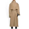 (WMNS) Balenciaga Oversized Trench Coat 'Beige' 733764TNP099501 sold by KicksCrew
