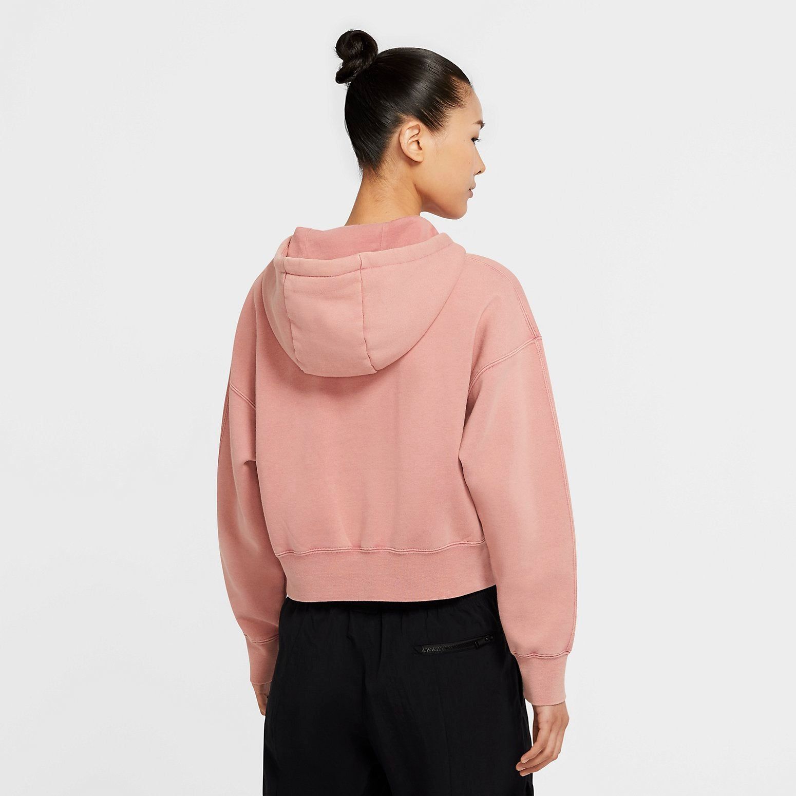 (WMNS) Air Jordan Flight Fleece Pullover 'Pink' CV7738-614 sold by KicksCrew product image thumbnail 4