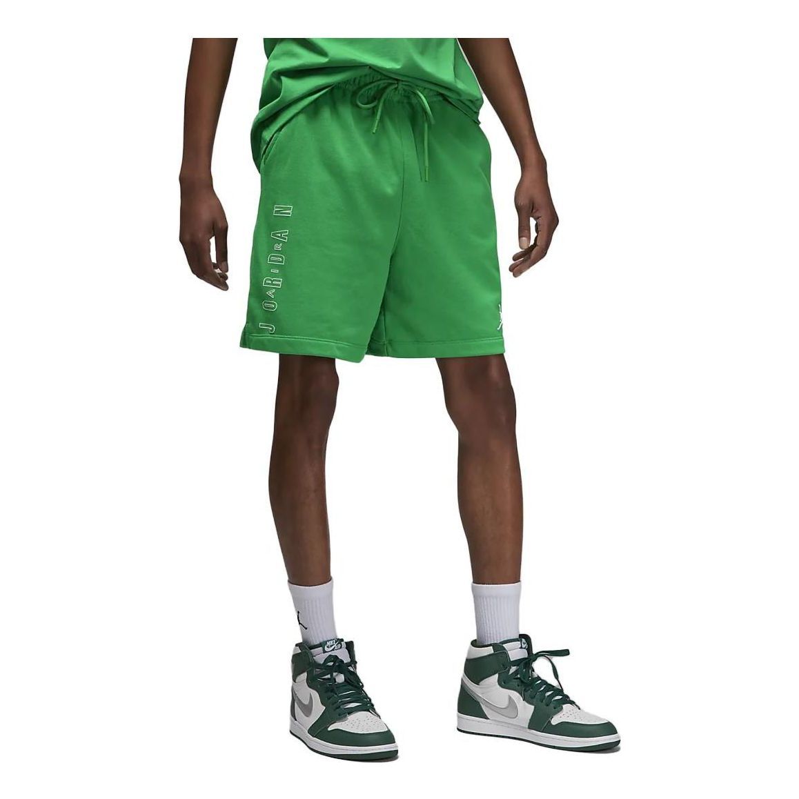 Air Jordan Essentials Shorts 'Lucky Green' DX9675-310 sold by KicksCrew