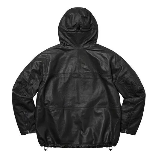 Supreme GORE-TEX Leather Jacket 'Black' SUP-SS22-263 sold by KicksCrew product image thumbnail 2