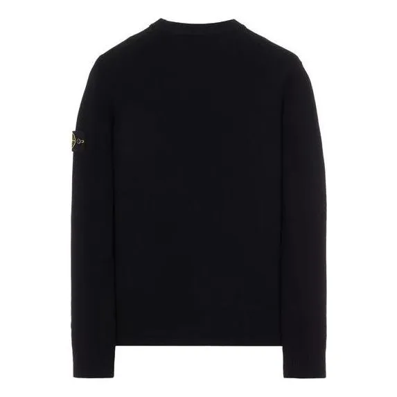 STONE ISLAND Crewneck Pullover 'Black' 7715526A1-V0029 sold by KicksCrew product image thumbnail 2