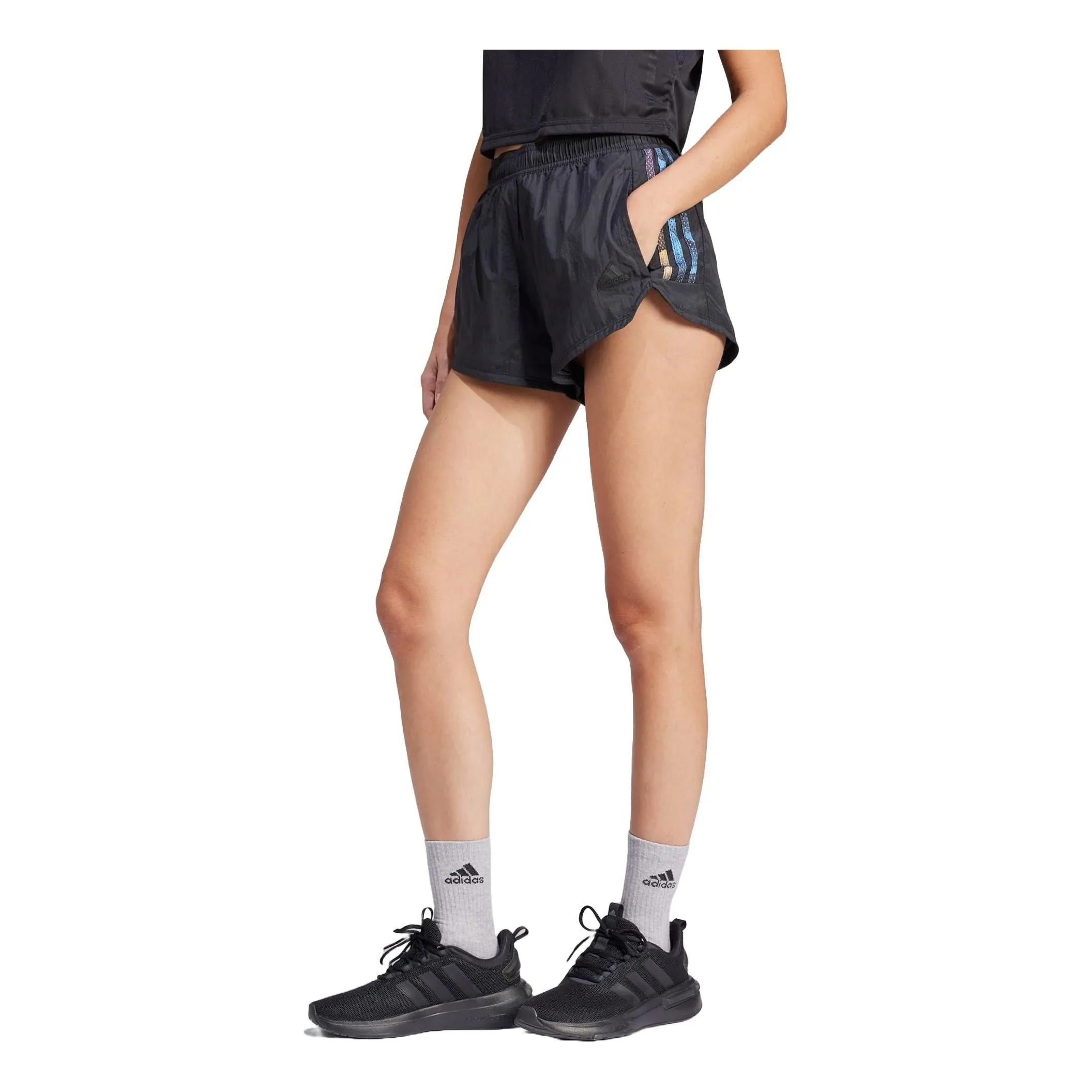(WMNS) adidas Tiro Cut 3-Stripes Summer Shorts Asia Sizing 'Black' IQ4814 sold by KicksCrew