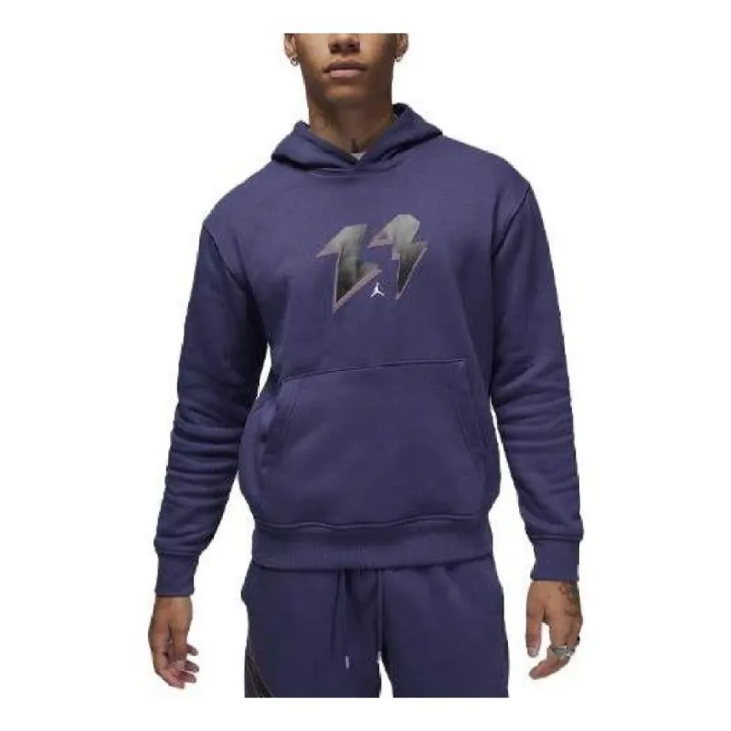Air Jordan Flight MVP Fleece Pullover Hoodie 'Purple' FB7021-502 sold by KicksCrew