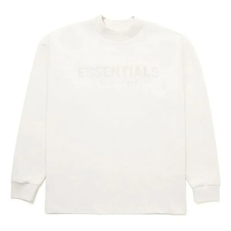 Fear of God Essentials FW21 Innersect Long Sleeve Logo Tee 'Greige' 125BT212090F sold by KicksCrew