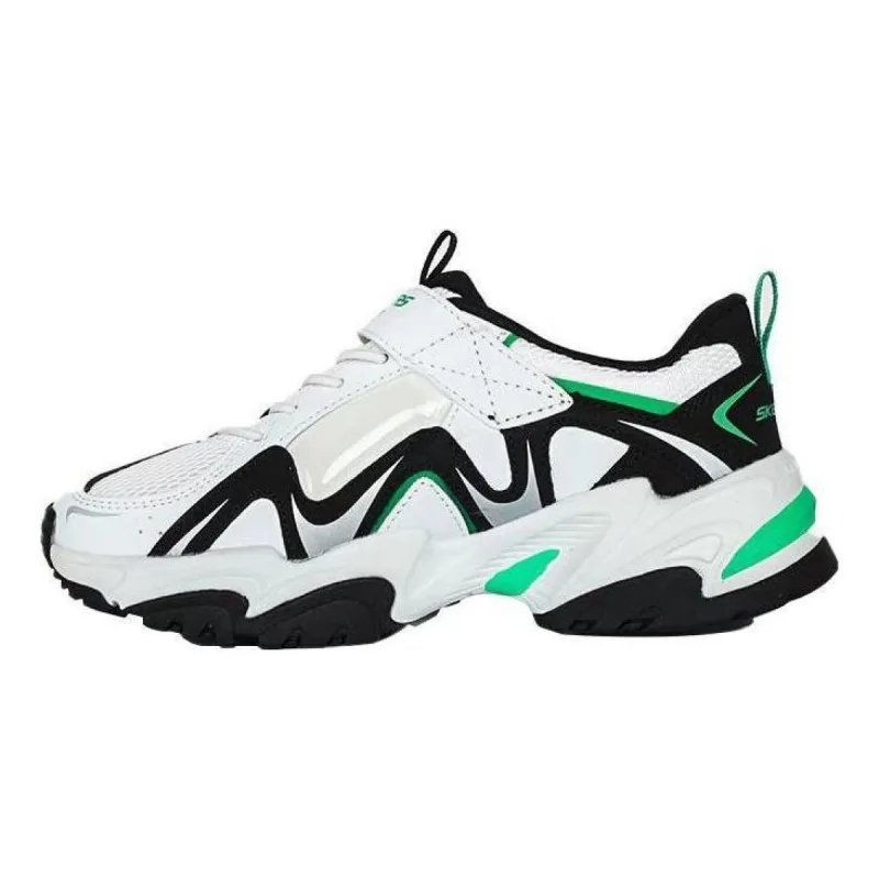 (GS) Skechers DLITES 2.0 'White Green' 405252L-WGR sold by KicksCrew