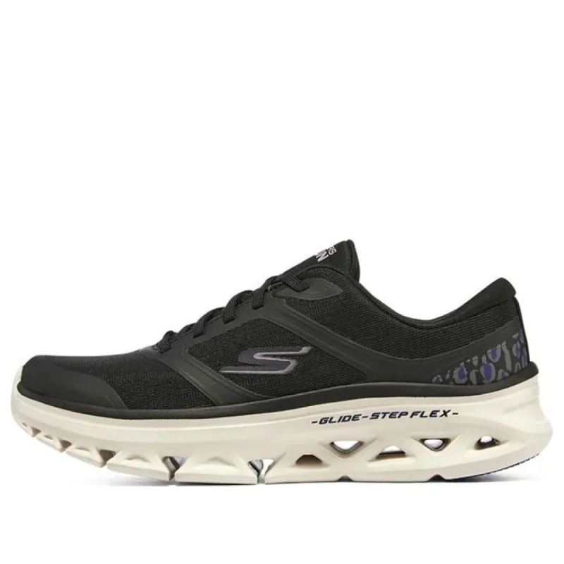 (WMNS) Skechers Go Run Glide-Step Flex 'Black Beige' 128894-BKPK sold by KicksCrew