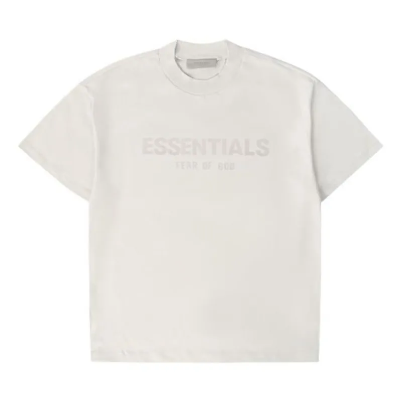 Fear of God Essentials FW21 Innserct 3D Logo Tee 'Greige' 125BT212080F sold by KicksCrew