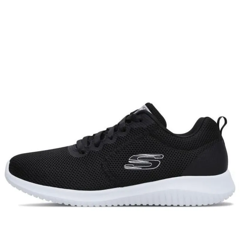 (WMNS) Skechers Ultra Flex-Free Spirit Sneaker 'Black' 12846-BKW sold by KicksCrew