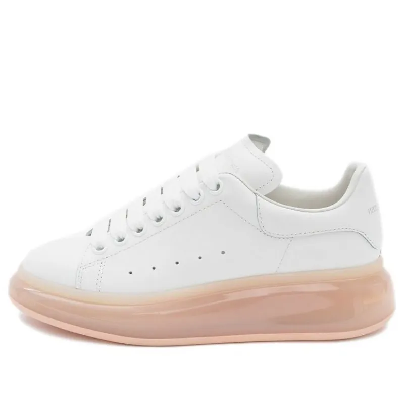 (WMNS) Alexander McQueen Oversized Sneaker 'White Rose Gold' 611698WHYBY9053 sold by KicksCrew