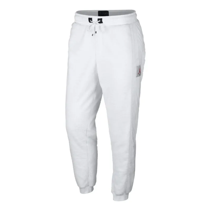 Air Jordan Straight Casual Pants 'White' AH6258-100 sold by KicksCrew