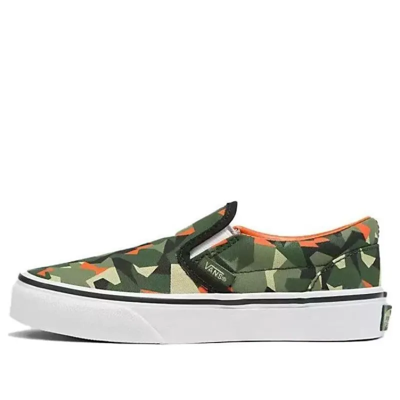 (PS) Vans Classic Slip-On Shoes 'Camo Green' VN0005WWBGK sold by KicksCrew