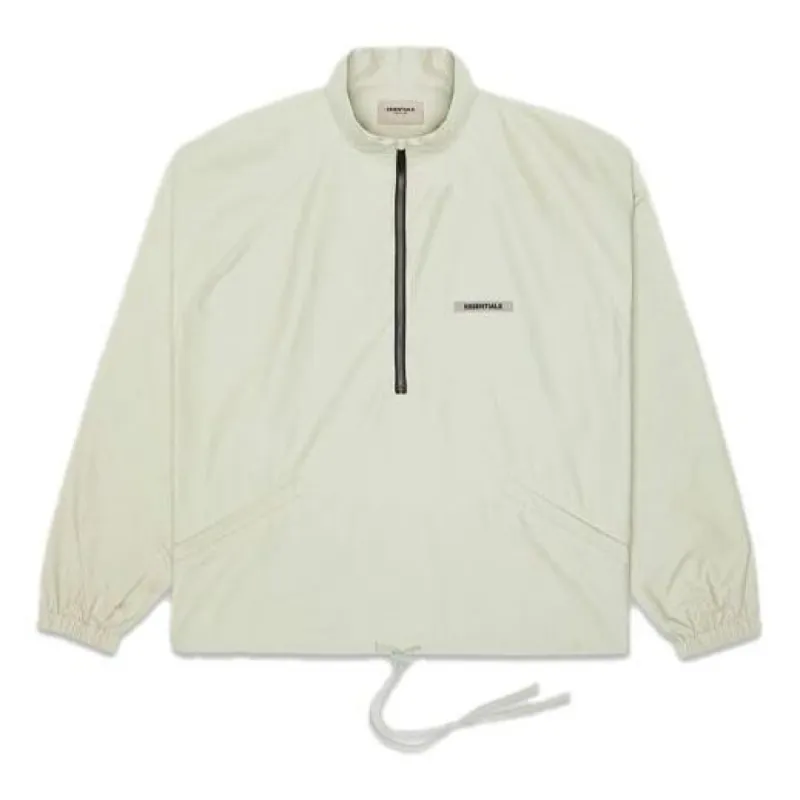 Fear of God Essentials FW20 Half Zip Track Jacket 'Sage' 0202250500025012 sold by KicksCrew