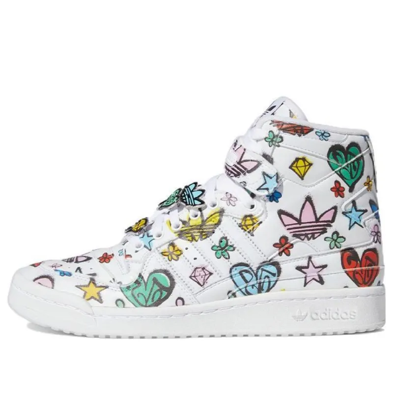 adidas Jeremy Scott x Forum 84 High 'Monogram Graffiti' HQ1128 sold by KicksCrew