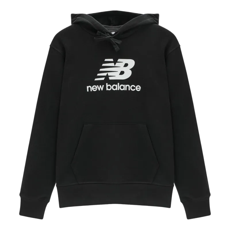 New Balance Big Logo Hoodie 'Black' AMT31537-BK sold by KicksCrew