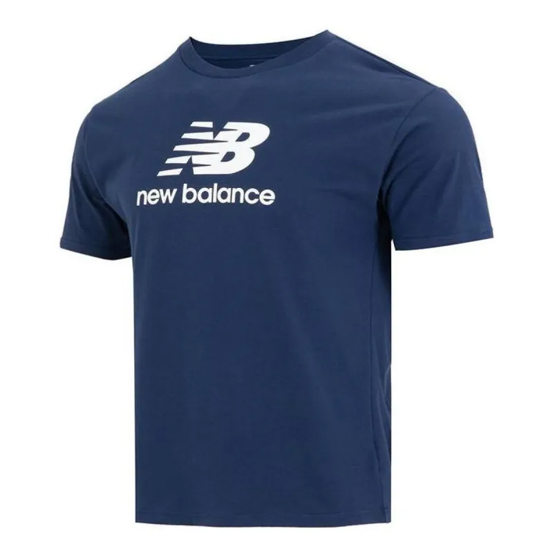 New Balance Essential Logo T-shirt 'Navy' AMT31541-NNY sold by KicksCrew