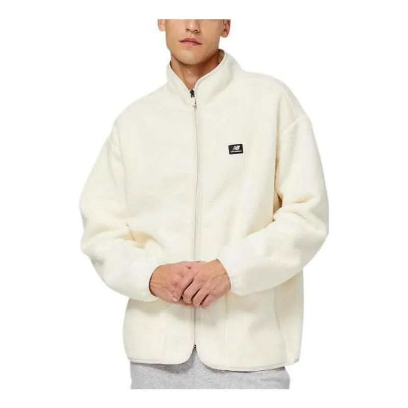 New Balance Athletics Track Club Sherpa Jacket 'Beige' MJ23551-AGA sold by KicksCrew