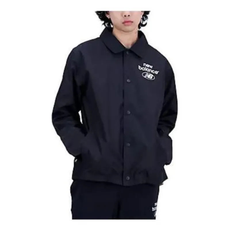 New Balance Essentials Reimagined Woven Jacket 'Black' MJ31531-BK sold by KicksCrew