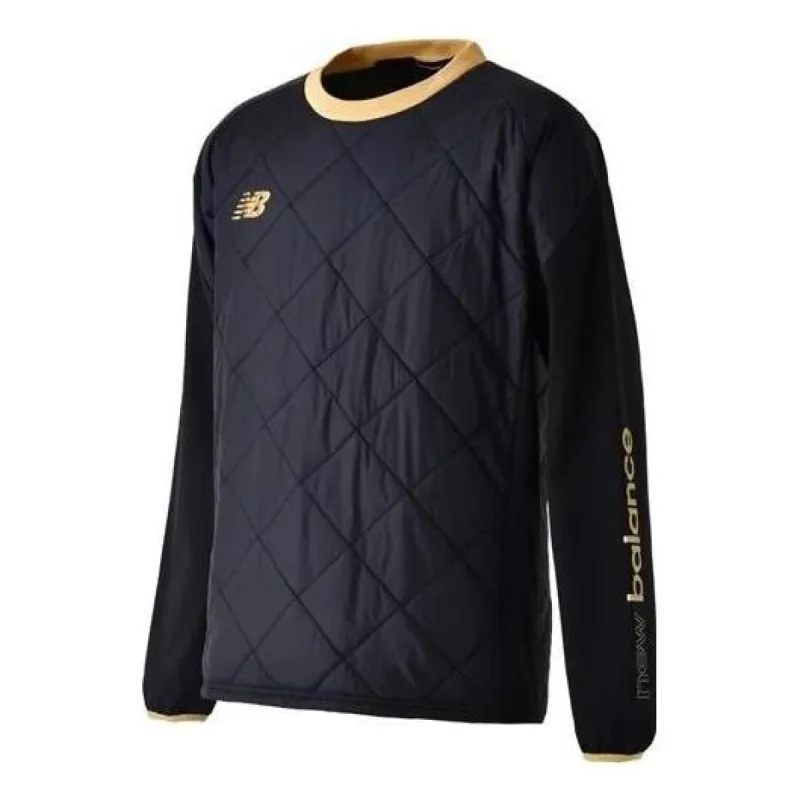 New Balance Black Out Collection Performance Filled Top 'Black Gold' AMT25211-BLG sold by KicksCrew