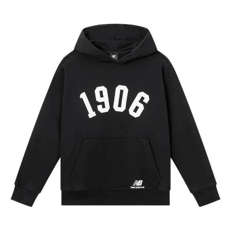 New Balance 1906 Logo Hoodie 'Black' AMT23333-BK sold by KicksCrew