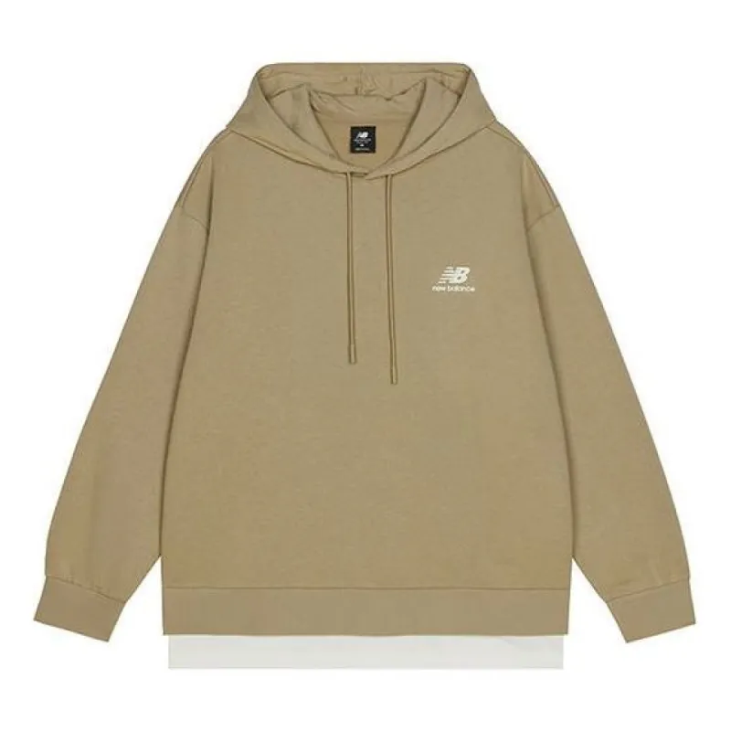 New Balance Logo Hoodie 'Khaki' AMT13341-HNA sold by KicksCrew