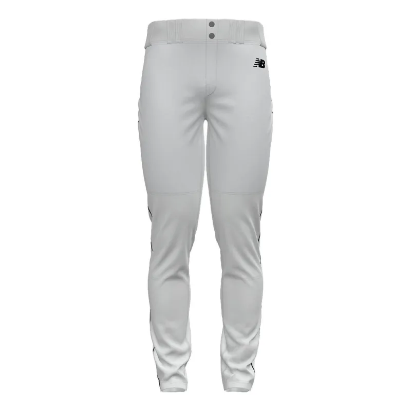 New Balance Adversary 2 Baseball Piped Pant Tapered 'White Black' BMP316-WK sold by KicksCrew
