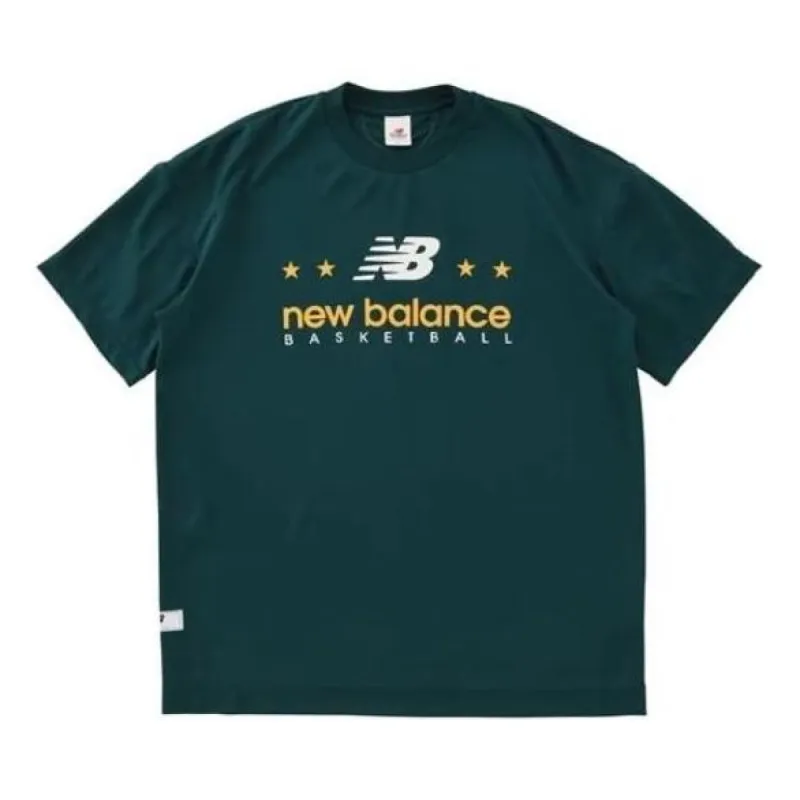 New Balance Dimple Mesh Graphic Short-Sleeve T-shirt 'Nightwatch Green' AMT35140-NWG sold by KicksCrew