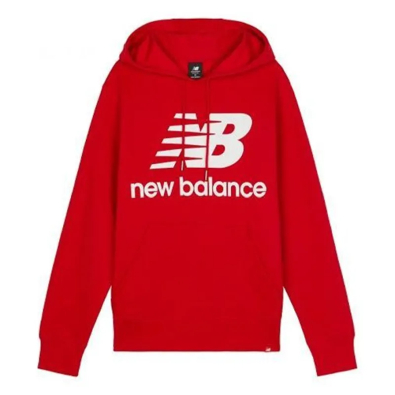 New Balance Big Logo Sweat Pullover Hoodie 'Red' AMT03558-REP sold by KicksCrew