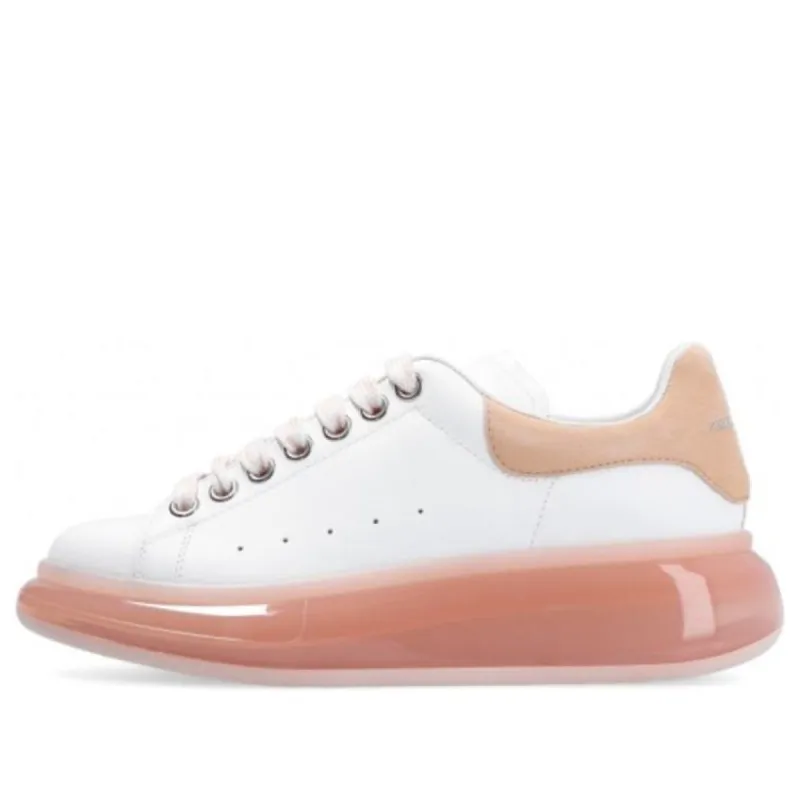 (WMNS) Alexander McQueen Oversized Sneaker 'White Rose' 611698WHXMA9397 sold by KicksCrew