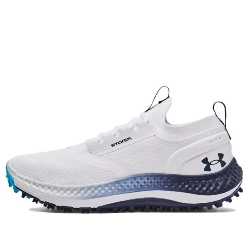 Under Armour Charged Phantom Spikeless Golf 'White Midnight Navy' 3026400-100 sold by KicksCrew