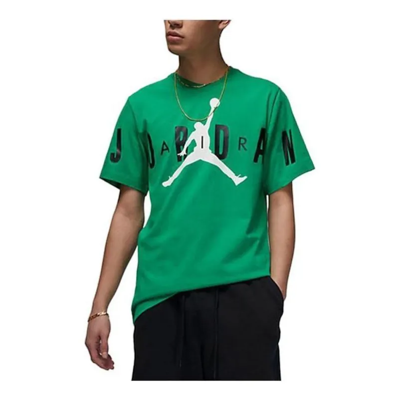 Air Jordan Jumpman Logo T-Shirt 'Green' DV1446-310 sold by KicksCrew