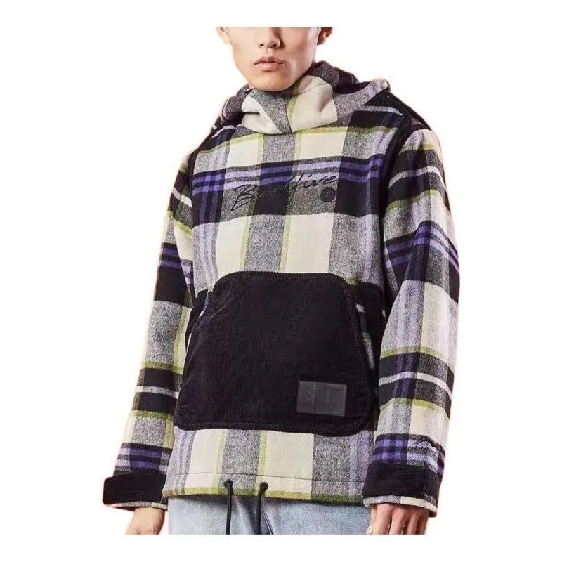 Li-Ning Lifestyle Badfive Checkboard Pullover 'Black Grey White' AAEQ037-1 sold by KicksCrew