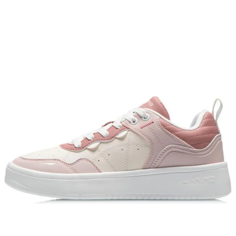 (WMNS) Li-Ning Casual Lifestyle Skate Shoes 'Pink White' AGCT406-1 sold by KicksCrew