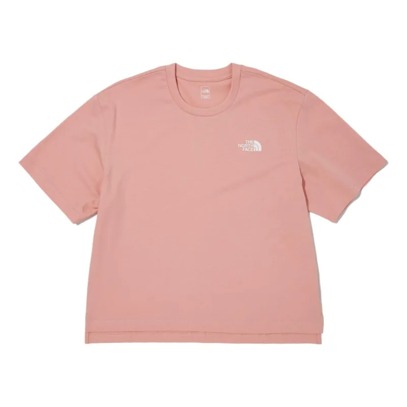 (WMNS) THE NORTH FACE Short T-shirt 'Pink' NT7UN34D sold by KicksCrew