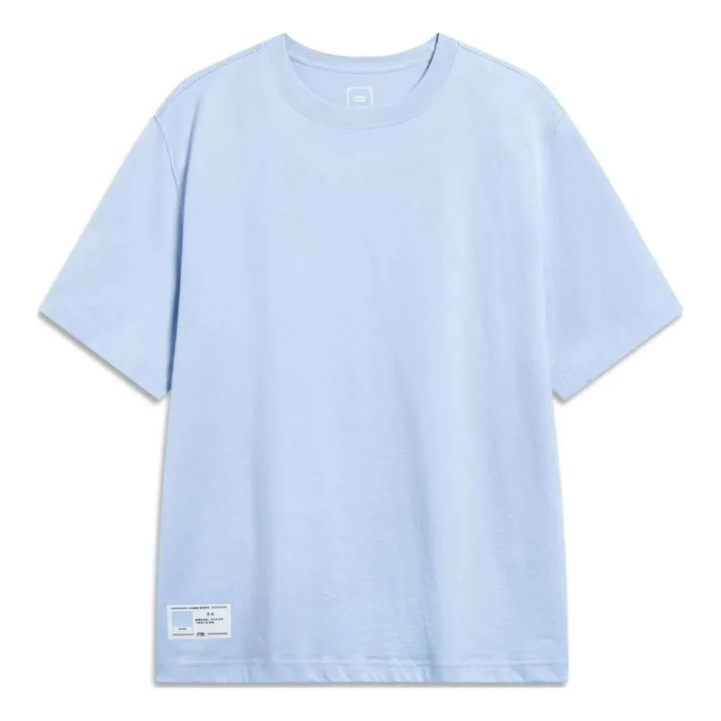 Li-Ning Lifestyle T-shirt 'Clear Blue' AHST187-10 sold by KicksCrew