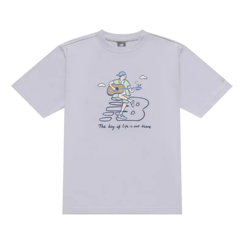 New Balance x PK Guitar Graphic T-Shirt 'Light Purple' NEE26021-DV sold by KicksCrew