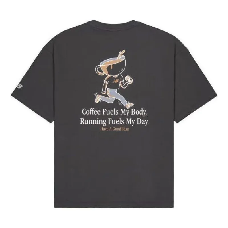New Balance Coffee Graphic T-Shirt 'Dark Grey' NEE25021-CHL sold by KicksCrew