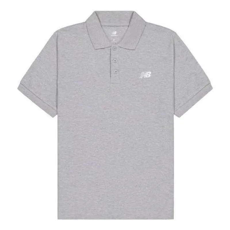 New Balance Sport Essentials Polo Shirt 'Grey' MT41503-AG sold by KicksCrew