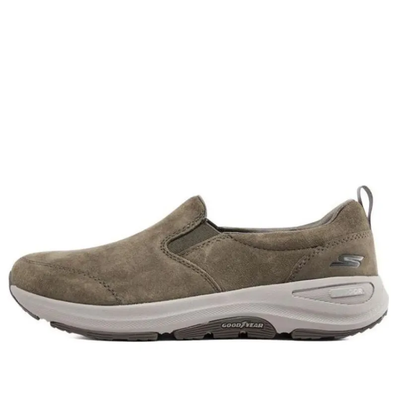 (WMNS) Skechers GO WALK Outdoor 'Brown' 124427-KHK sold by KicksCrew
