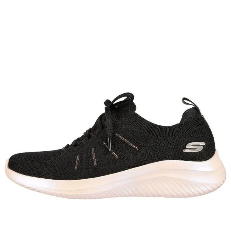 (WMNS) Skechers Ultra Flex 3.0-Glowing Sky 'Black Pink' 149856-BKRS sold by KicksCrew