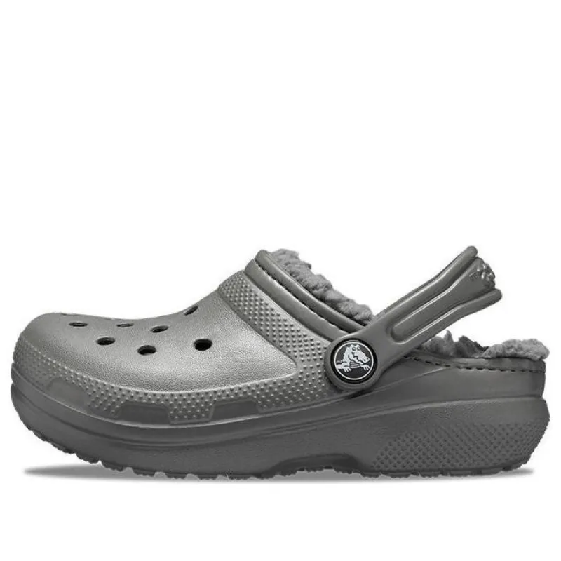 (GS) Crocs Classic Lined Clogs 'Slate Grey Smoke' 203506-0EX sold by KicksCrew