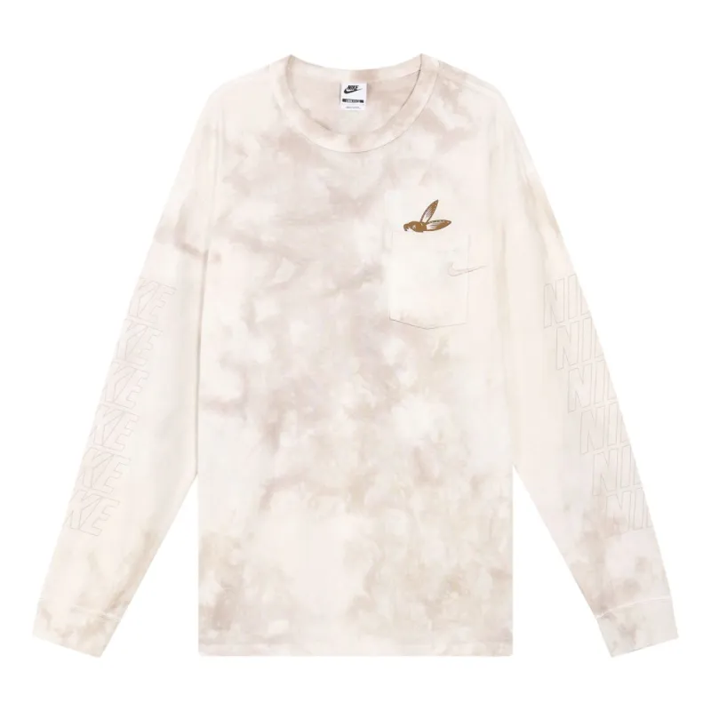 Nike Sportswear Long Sleeve T-Shirt Sandpile White FD8432-252 sold by KicksCrew