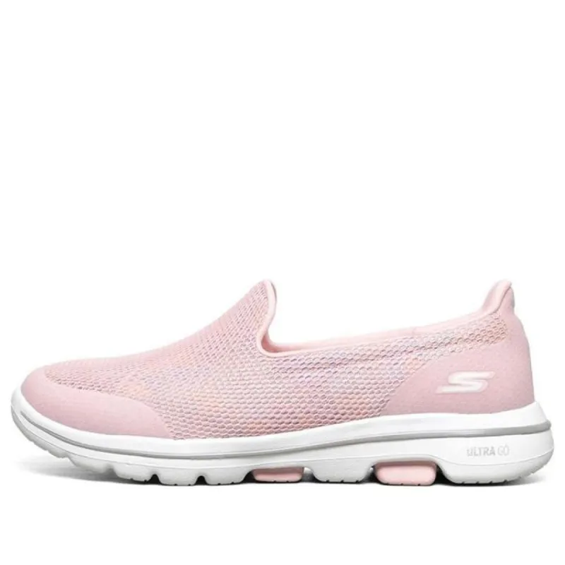 (WMNS) Skechers Go Walk 5 'Pink' 124005-PKMT sold by KicksCrew