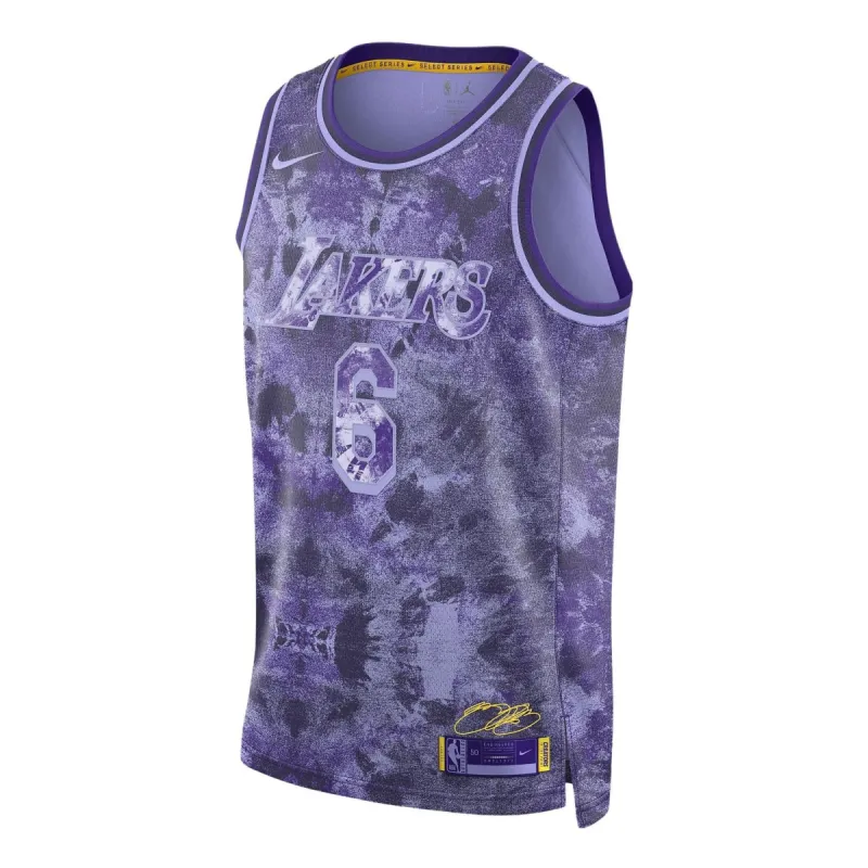 Nike x NBA LeBron James Los Angeles Lakers 22/23 Dri-FIT Swingman Jersey 'Purple' FD4093-580 sold by KicksCrew