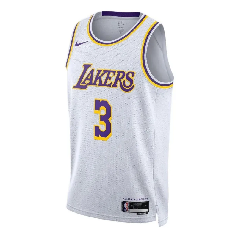 Nike x NBA LA Lakers 22-23 Jerseys 'Anthony Davis 3' DN2081-101 sold by KicksCrew