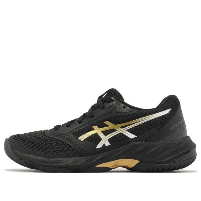 ASICS Netburner Ballistic FF 3 'Black Pure Gold' 1052A069004 sold by KicksCrew