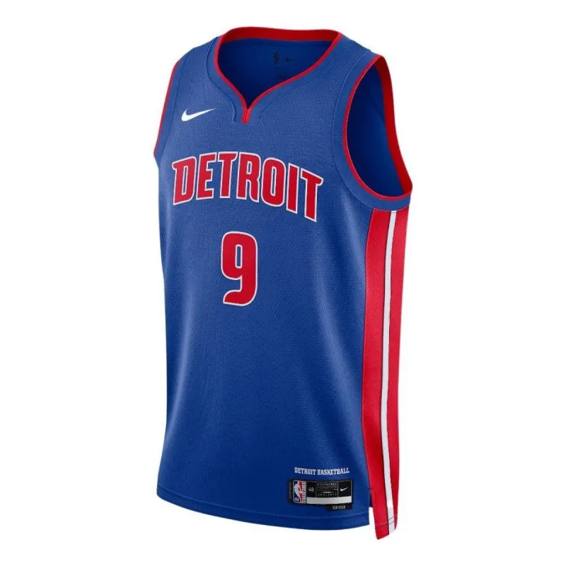 Nike x NBA Detroit Pistons Jerseys 'Jerami Grant 9' DN2004-400 sold by KicksCrew