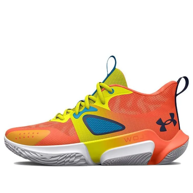 (WMNS) Under Armour Flow Breakthru 3 E24 'Panic Orange Yellow Ray' 3026805-800 sold by KicksCrew