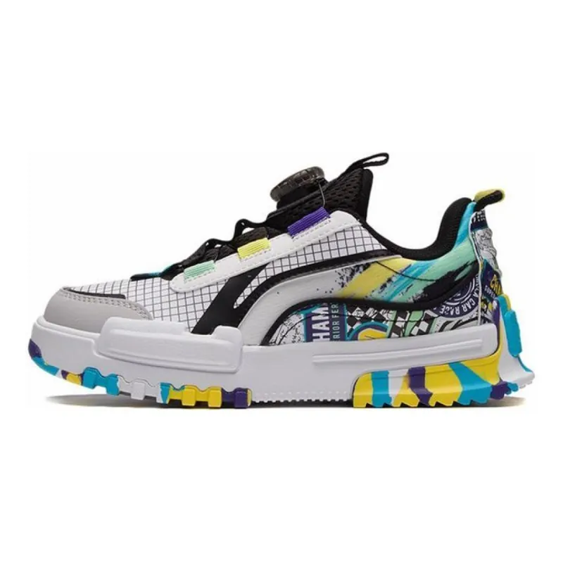 (GS) Li-Ning Journey 2.0 Low 'White Black Camo' YKCS108-13 sold by KicksCrew